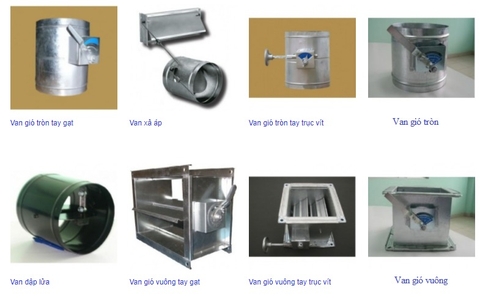 Van chỉnh gió VCD điều chỉnh chính xác