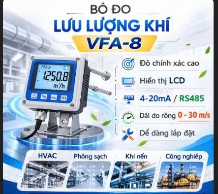 Bộ đo lưu lượng khí VFA-8