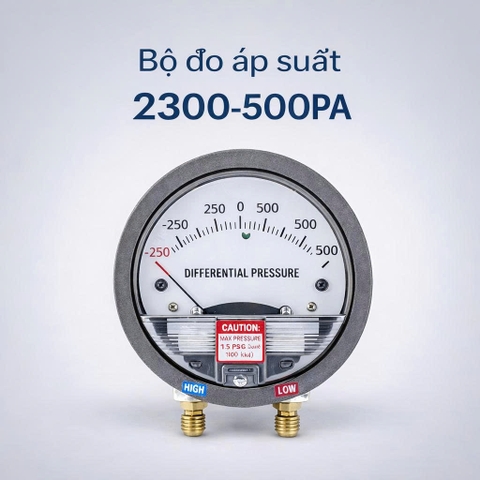 Bộ đo áp suất 2300-500PA