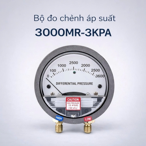 Bộ đo chênh áp suất 3000MR-3KPA