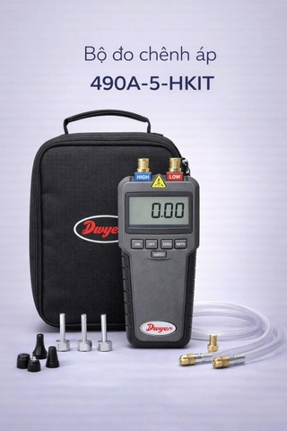 Bộ đo chênh áp 490A-5-HKIT
