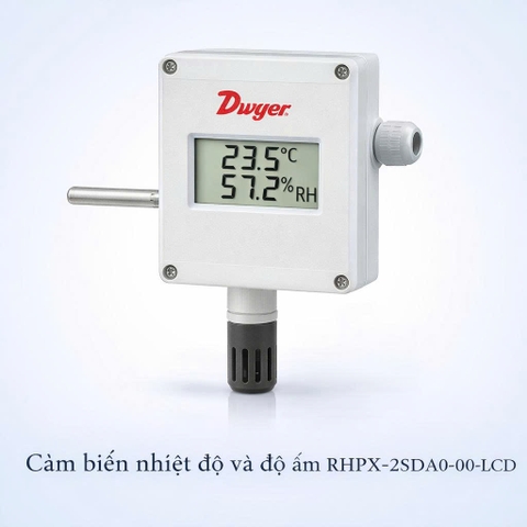 Cảm biến nhiệt độ và độ ẩm RHPX-2SDA0-00-LCD