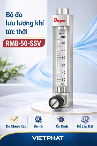 Bộ đo lưu lượng khí tức thời RMB-50-SSV