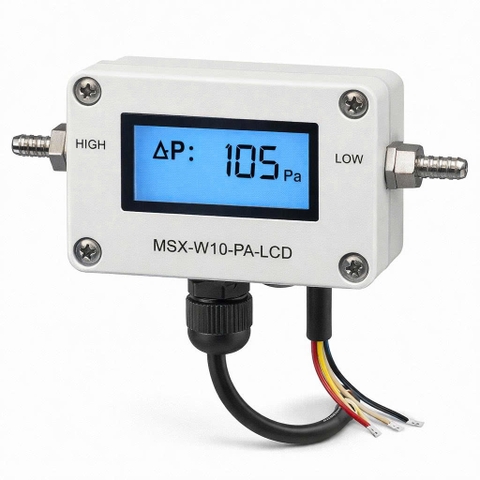 Cảm biến chênh áp suất MSX-W10-PA-LCD