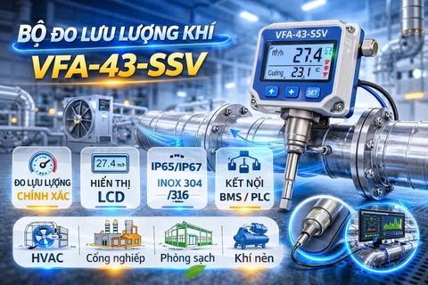 ộ đo lưu lượng khí VFA-43-SSV