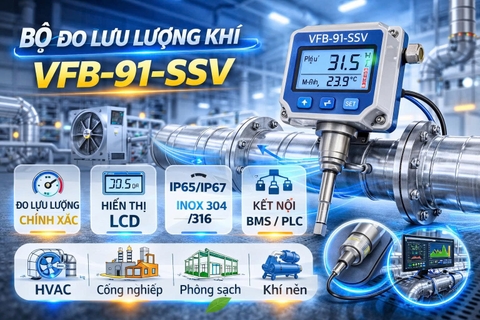 Bộ đo lưu lượng khí VFB-91-SSV