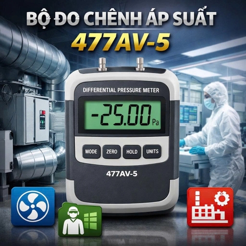 Bộ đo chênh áp suất 477AV-5