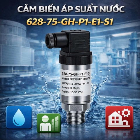 Cảm biến áp suất nước 628-75-GH-P1-E1-S1