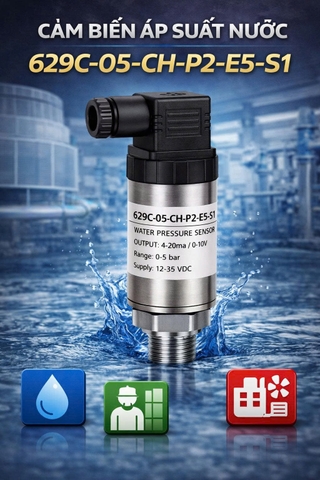 Cảm biến áp suất nước 629C-05-CH-P2-E5-S1