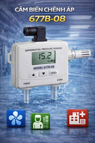 Cảm biến chênh áp 677B-08