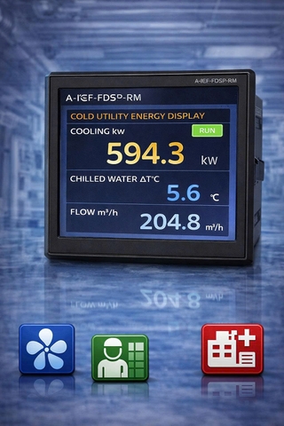 Màn hình bộ đo công suất lạnh A-IEF-FDSP-RM