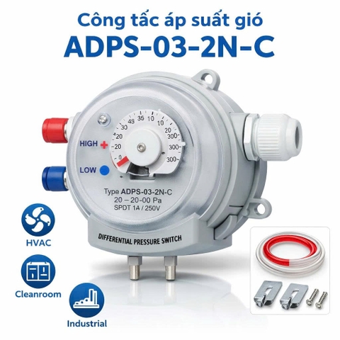 Công tắc áp suất gió ADPS-03-2N-C