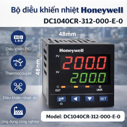 Bộ điều khiển nhiệt Honeywell DC1040CR-312-000-E-0
