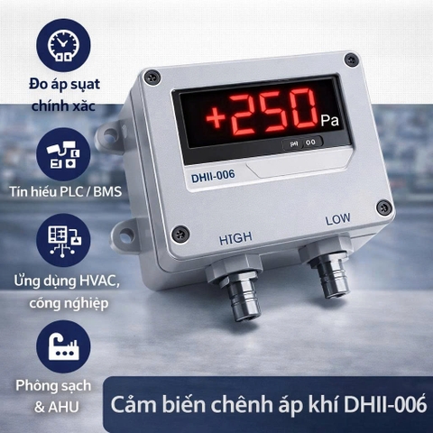 Cảm biến chênh áp khí DHII-006