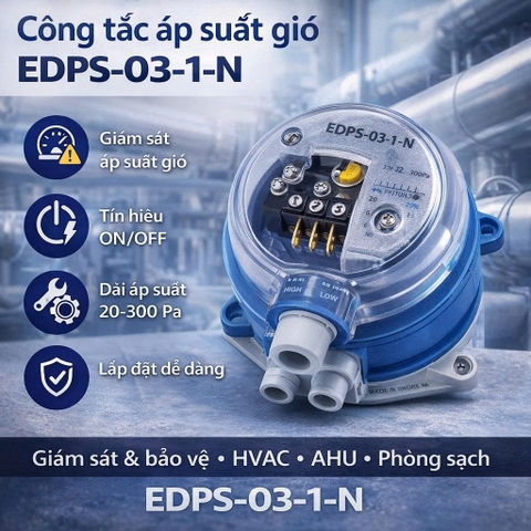 Công tắc áp suất gió EDPS-03-1-N