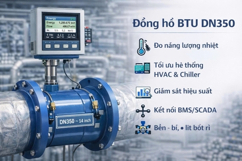 Đồng hồ BTU DN350