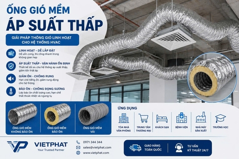 Ống Gió Mềm Áp Suất Thấp