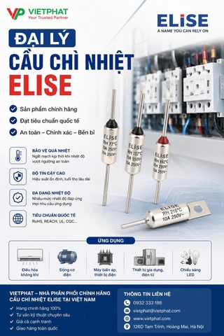 Đại lý cầu chì nhiệt Elise