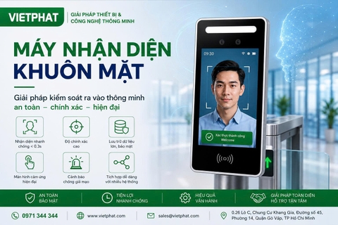 Chấm Công Bằng Khuôn Mặt | Giải Pháp Face Recognition AI | VIETPHAT
