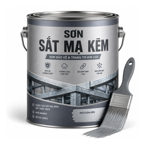 Sơn sắt mạ kẽm
