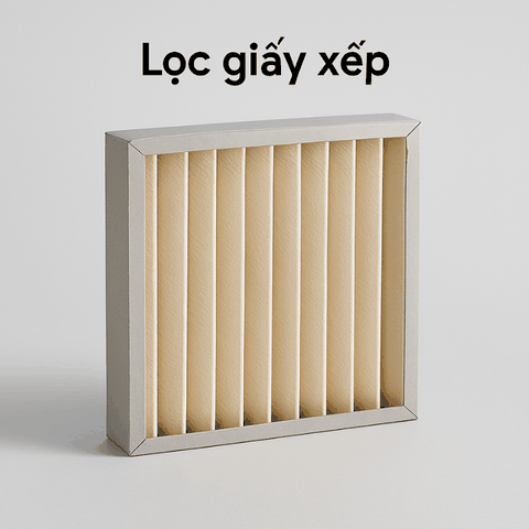 Lọc giấy xếp