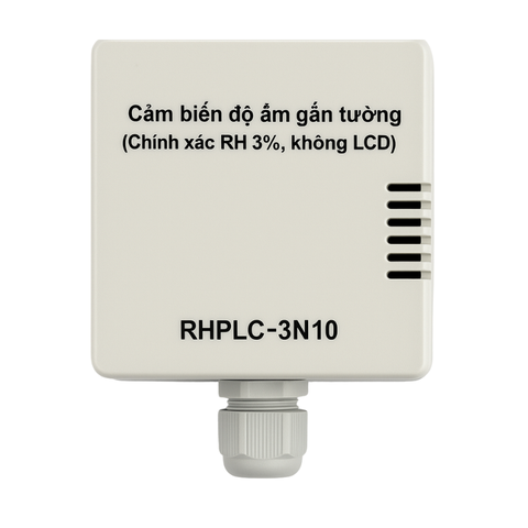 Cảm biến độ ẩm gắn tường ( Chính xác RH 3%, không LCD) RHPLC-3N10