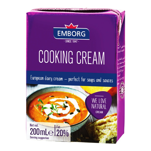 Cooking cream 200ml Emborg