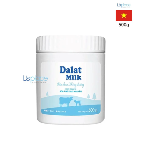 Sữa chua không đường Dalat Milk 500g