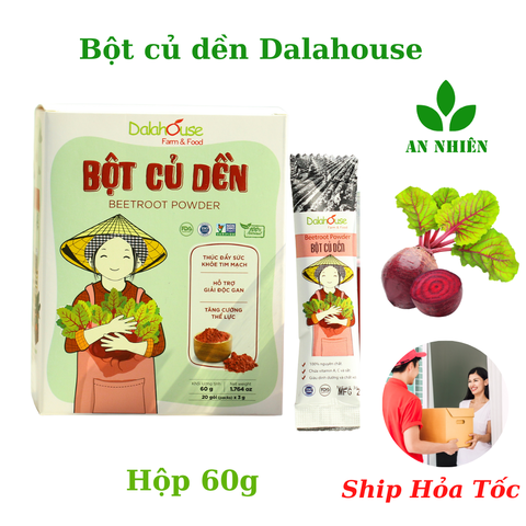 Bột củ dền sấy lạnh Dalahouse 60g
