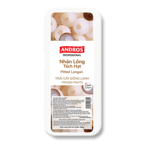 Andros nhãn lồng tách hạt 550g
