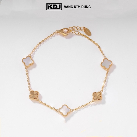 Lắc tay cỏ 4 lá phong cách cổ điển,sang trọng