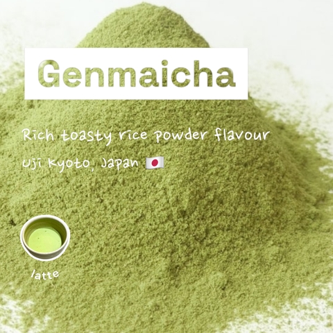 Bột Genmaicha - Chakami no Kaoru  (100g) - trà gạo lứt rang Uji Nhật Bản  | Sản xuất tại Kyoto, Nhật Bản