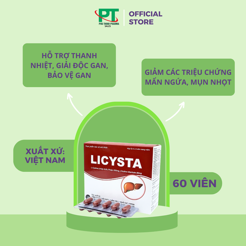 THỰC PHẨM BẢO VỆ SỨC KHỎE LICYSTA