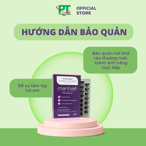 THỰC PHẨM BẢO VỆ SỨC KHỎE MANHAÉ MÉNOPÁUE;;DO: