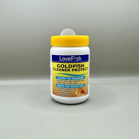 LoveFish - Goldfish Cleaner Protect - Vi sinh dị dưỡng, Ezyme & khử độc clo, cloramin, NH3, kim loại nặng mạnh nhất