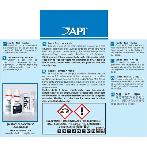 API - Kiểm tra test Canxi trong nước biển