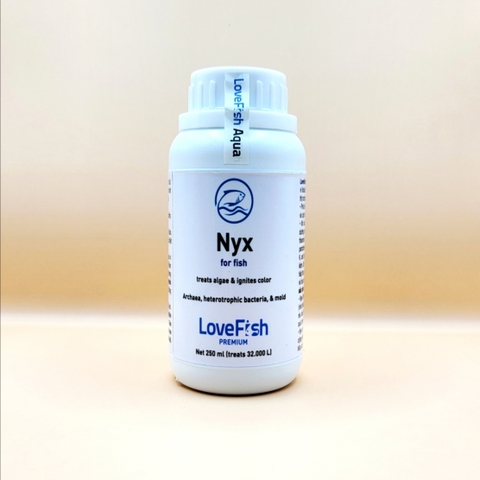 LoveFish Premium - Nyx - Vi sinh, cổ khuẩn, nấm trị rêu tảo & lên màu cá