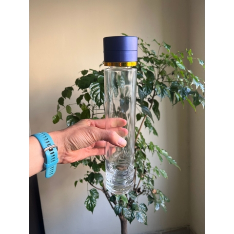 Chai thủy tinh trụ 500ml new