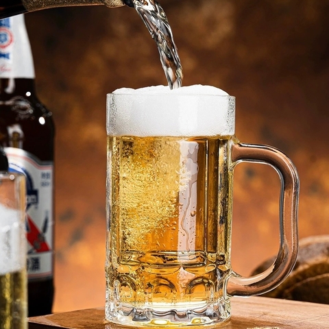 Cốc uống bia, cốc uống trà, cốc có quai cầm chịu nhiệt