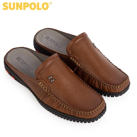 Dép sapo Giày sục da bò đế cao su SPO322