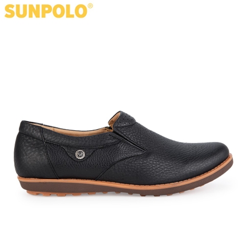 Giày Mọi Nam SUMU01 Da Bò Nâu