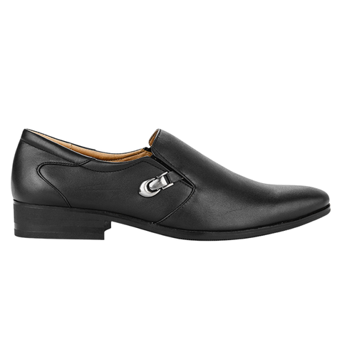 Giày tây nam SKT119 da bò đế cao su mũi nhọn 2 phiên bản màu Đen/Nâu