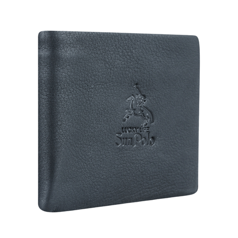 Ví ngang nam WS01DN da bò Đen Nâu