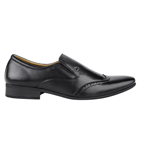 Giày Tây Nam Da Bò SUNPOLO Đen - MU5573