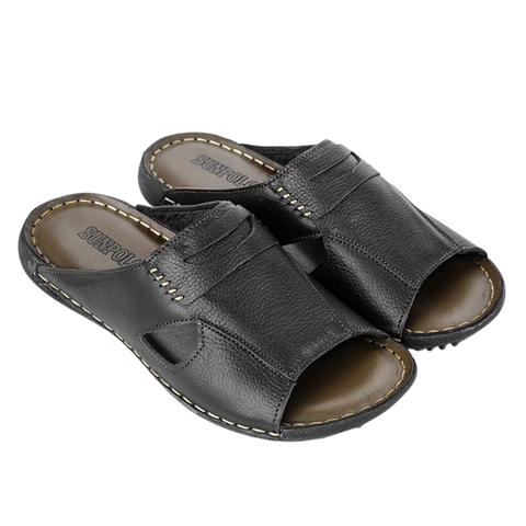 Dép Quai Ngang DQN028 Da Bò Cao Cấp