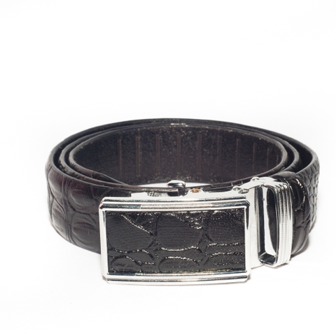 Dây nịt nam da bò BSAL01 Đen Nâu