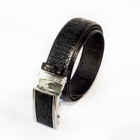 Dây nịt nam da bò BSAL01 Đen Nâu