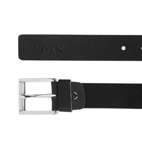Dây nịt nam da bò BELT03 đầu khóa kim xỏ lỗ
