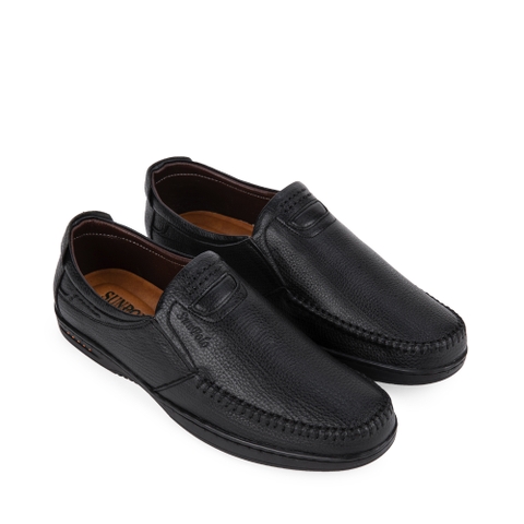 Giày lười LS4010 da bò trẻ trung, năng động gồm 2 phiên bản màu Đen/Nâu