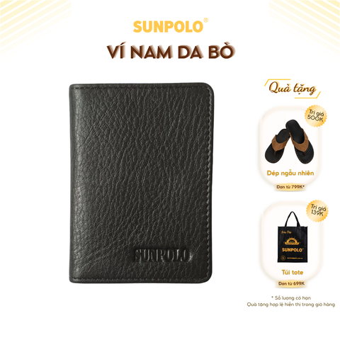 Ví đựng thẻ nam WSCA52 da bò SUNPOLO
